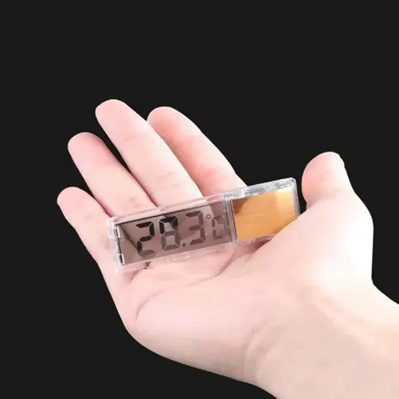 1Pcs Aquarium Thermometer Electronic LCD Digital Fish Tank Temperature Measurement Fish Tank Temp Meter Aquarium Accessories